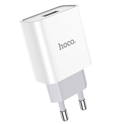 Адаптер Сетевой Hoco C81A USB 2,1A/10W (white)