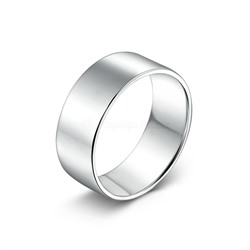 Кольцо на фалангу из серебра родированное 04-401-0096