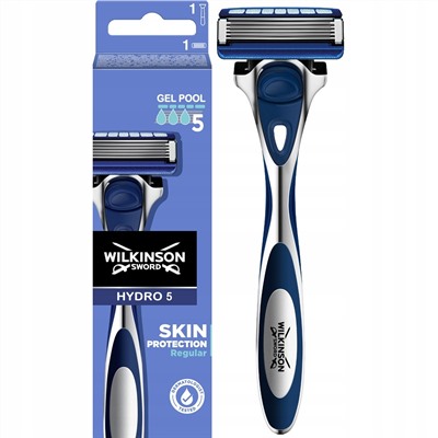 Станок для бритья Schick (Wilkinson Sword) HYDRO-5 Skin Protection Regular (+1 кассета)