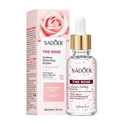 SADOER THE ROSE SOOTHESTHE SKIN Эссенция для лица с экстрактом розы, 30 мл