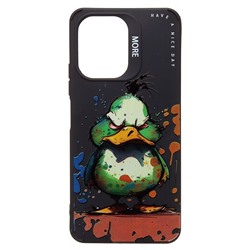 Чехол-накладка - SC335 для "Xiaomi Redmi 13C 4G/Poco C65" (утка) (black) (233051)