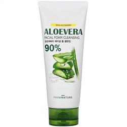 FromNature, Aloe Vera, 90%, Facial Foam Cleansing, 130 g