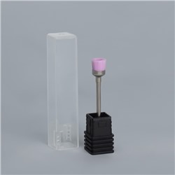 Щётка-браш для аппаратного маникюра, в пластиковой коробке, цвет розовый