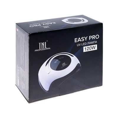 Лампа для гель-лака TNL Easy Pro, UV/LED, 120 Вт, 36 диодов, таймер 10/30/60/99 с, белая