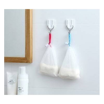 Мешочек - мочалка для мыла с лентой, 9*12 см