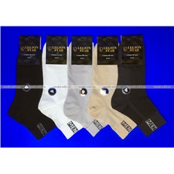 ЦЕНА 5 ПАР: Легион носки мужские укороченные сетка черные