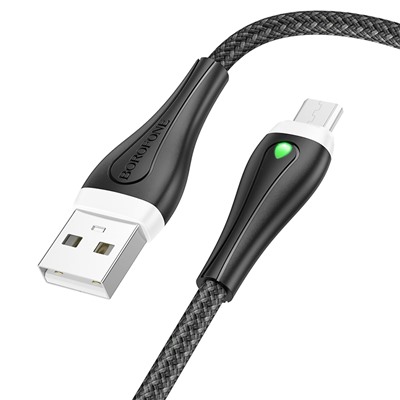 Кабель USB - micro USB Borofone BX100 Advantage  100см 2,4A  (black)