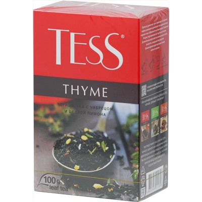 TESS. Classic Collection. THYME (черный) 100 гр. карт.упаковка