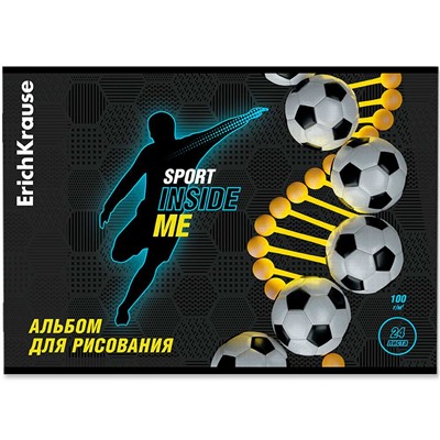 Альбом д/рис. ErichKrause Sport DNA, 24 листа 62633 в Екатеринбурге