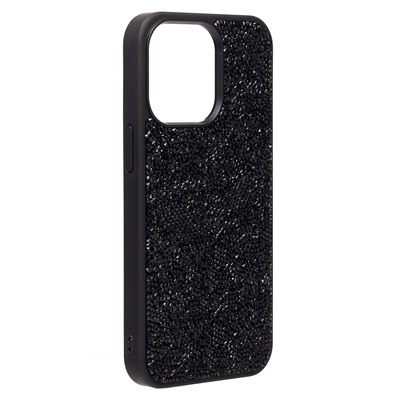 Чехол-накладка - PC071 POSH SHINE для "Apple iPhone 13 Pro" россыпь кристаллов (black)