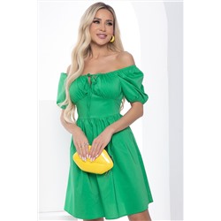 Платье Милашка зеленое П10156