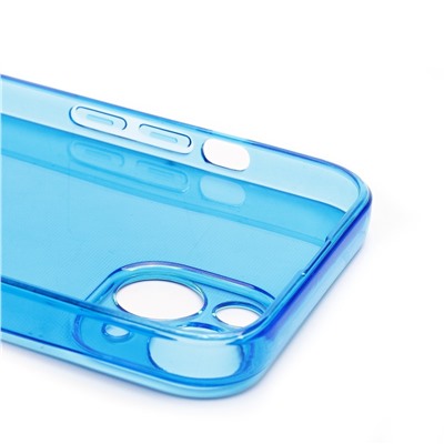 Чехол-накладка - SC344 для "Apple iPhone 13" (transparent/blue) (232045)