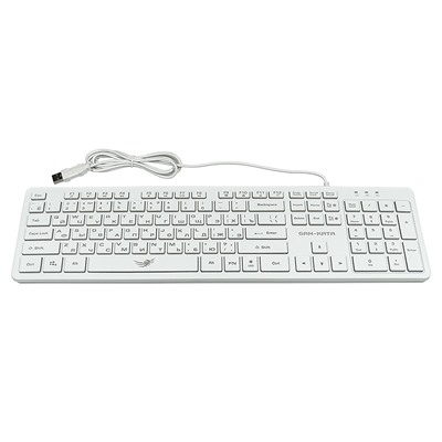 Клавиатура Dialog KGK-17U Gan-Kata мембранная игровая с подсветкой USB (повр. уп.) (white)