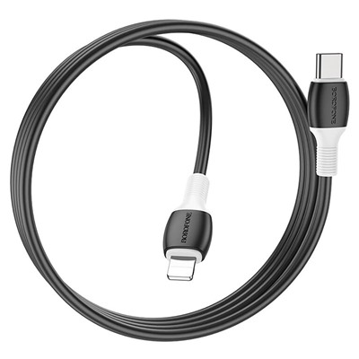 Кабель Type-C - Apple lightning Borofone BX84 PD 20W 100см 3A  (black)