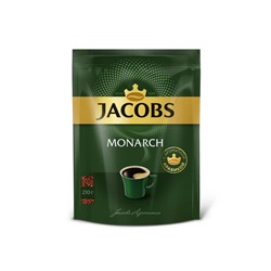 Кофе Jacobs Monarch натуральный растворимый сублимированный,пакет, 210г