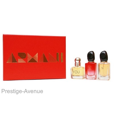 Парфюмерный набор Giorgio Armani 3x25 ml women