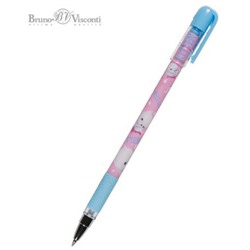 Ручка шариковая 0.5 мм "MagicWrite. Кошка с бантиком" синяя 20-0240/44 Bruno Visconti