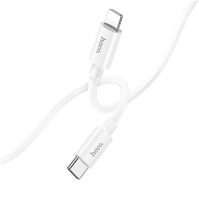 Кабель Type-C - Apple lightning Hoco X87 Magic PD 20W 100см 3A  (white)