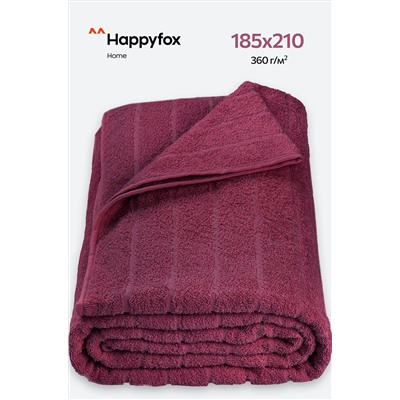 Махровая простыня 185Х210 Happy Fox Home