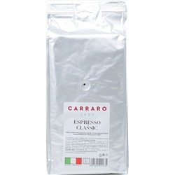 Carraro. Espresso Classic (зерновой) 1 кг. мягкая упаковка