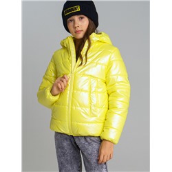 12121114 куртка капюшон (текстиль) для девочек