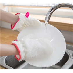 Варежка для мытья посуды и влажной уборки с защитой от брызг (1 шт.)