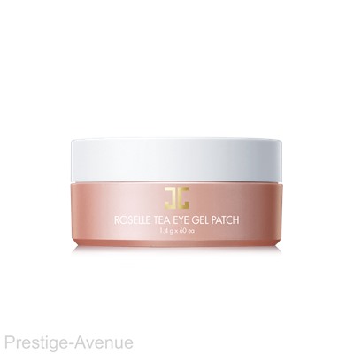 Гидрогелевые патчи с цветами гибискуса Jayjun Cosmetic Roselle Tea Eye Gel Patch 60 шт.