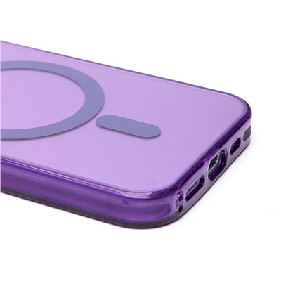 Чехол-накладка - SM025 SafeMag для "Apple iPhone 15 Pro" (violet) (232082)