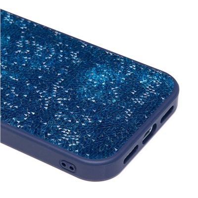 Чехол-накладка - PC071 POSH SHINE для "Apple iPhone 15" россыпь кристаллов (ice blue) (231607)