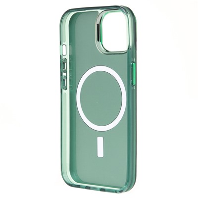 Чехол-накладка - SM025 SafeMag для "Apple iPhone 15" (green) (232091)