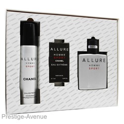 Подарочный набор Chanel Allure Homme Sport 3 в 1 150 ml x 7 ml x 100 ml