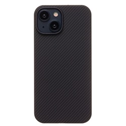 Чехол-накладка - SM009 POSH KEVLAR SafeMag для "Apple iPhone 15" (black)