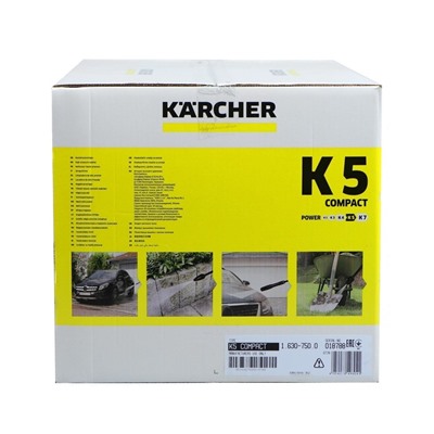 Мойка высокого давления Karcher K 5 Compact, 145 бар, 500 л/ч, 1.630-750.0