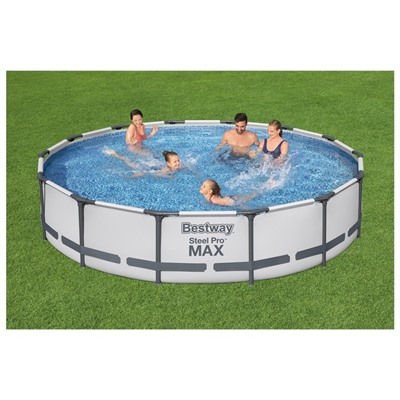 Бассейн каркасный Steel Pro MAX, 427 х 84 см, фильтр-насос, 56595 Bestway