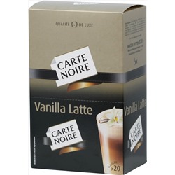 Carte Noire. Vanilla Latte карт.упаковка, 20 пак.