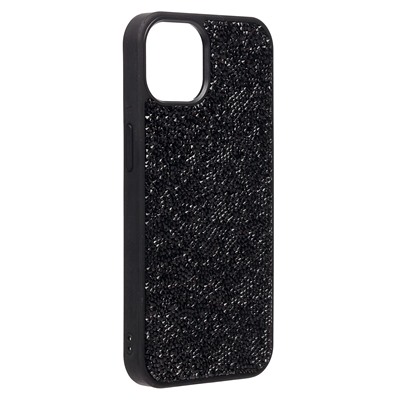 Чехол-накладка - PC071 POSH SHINE для "Apple iPhone 13" россыпь кристаллов (black)