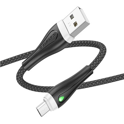 Кабель USB - micro USB Borofone BX100 Advantage  100см 2,4A  (black)