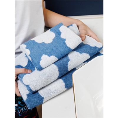 Полотенце махровое Guten Morgen Cotton Cloud, 650 гр, размер 30х50 см, цвет белый