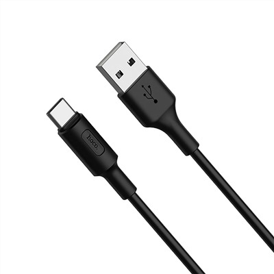 Кабель USB - Type-C Hoco X25  100см 2A  (black)