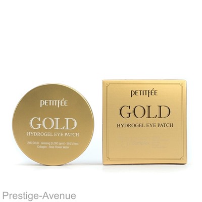 Гидрогелевые патчи Petitfee Gold +5 Golden Complex Hydrogel Eye Patch 60шт