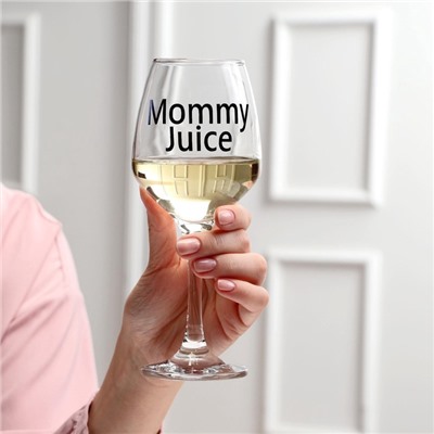 Бокал для вина с надписью "Mommy Juice" 350 мл