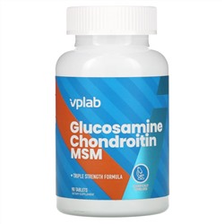 Vplab, Glucosamine Chondroitin MSM, 90 Tablets