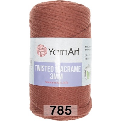 Пряжа Yarnart Macrame Twisted 3 Mm