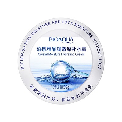 Увлажняющий крем-гель для лица с гиалуроновой кислотой Bioaqua Crystal moist Replenishment, 38 гр.