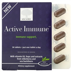 New Nordic, Active Immune, Immune Support, 30 Tablets