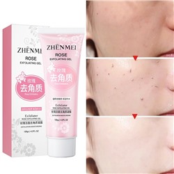 ZHENMEI Отшелушивающий пилинг для лица Rose Exfoliating Gel, 120 гр