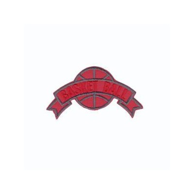 Термонаклейка "Basket ball" 50973 10шт красный 8,3х4,5см