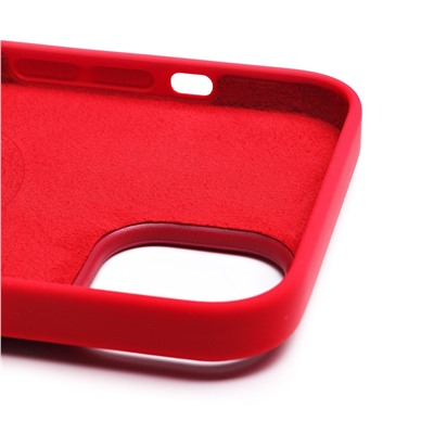 Чехол-накладка ORG Silicone Case SafeMag с анимацией для "Apple iPhone 14 Plus" (product red)