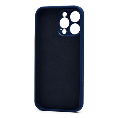 Чехол-накладка ORG Soft Touch с закрытой камерой для "Apple iPhone 15 Pro Max" (dark blue) (230170)