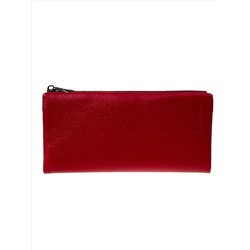 Женское портмоне из натуральной кожи, цвет бордовый